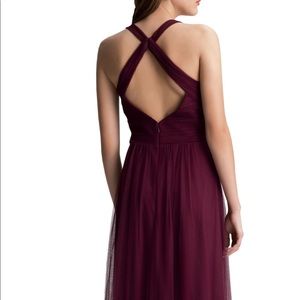 Levkoff long tulle evening dress. Prom. Bridesmaid
